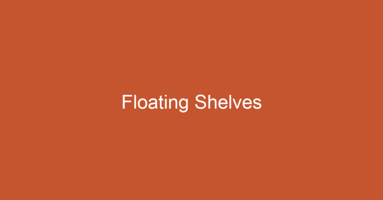 Renter-Friendly Floating Shelves (No Drilling): What Actually Stays Up