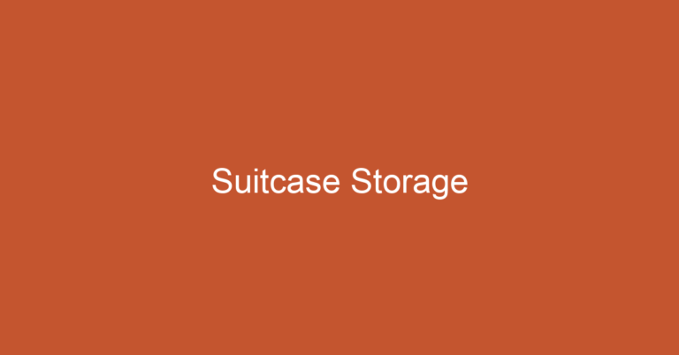 Where to Store Suitcases in a Small Apartment (8 Spots That Actually Work)